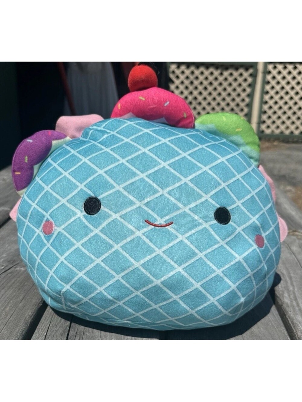 Squishmallows‎ Bertie Blue Ice Cream Taco Plush 11–12” 2022 Food Plush SQK3148